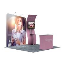 3*3m 10*10ft portable custom aluminum tube Dye sublimation printing trade show booth display